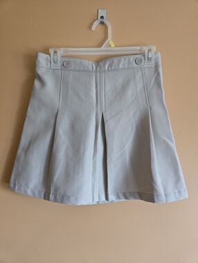 George Pleated Khaki Uniform Skort, 8.5 Plus
